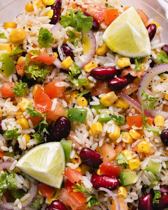 Succombez à la salade de riz froide à la mexicaine ! | hellonélo