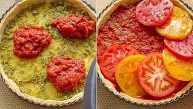 Tarte tomate pesto et mozarella