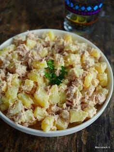 Salade de pommes de terre au thon