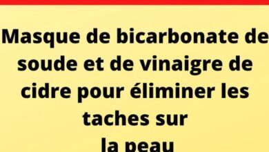 Masque de bicarbonate de soude et de vinaigre de cidre pour éliminer les taches sur la peau - haustiersos