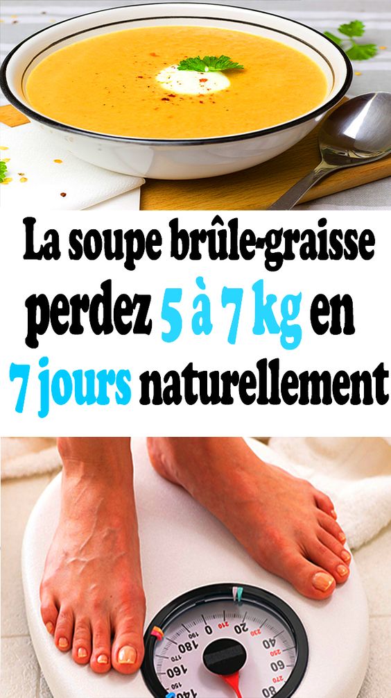 La soupe brûle-graisse : perdez 5 à 7 kg en 7 jours naturellement