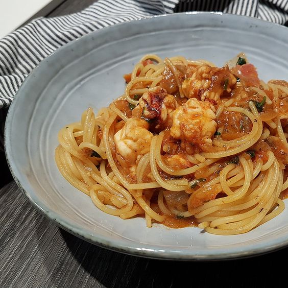 Spaghetti au homard | Audrey Cuisine