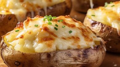 French Onion Stuffed Potatoes