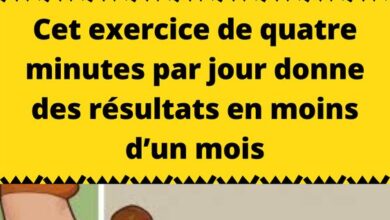 Cet exercice de quatre minutes par jour donne des résultats en moins d’un mois - BeautePlus