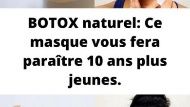 BOTOX naturel: Ce masque vous fera paraître 10 ans plus jeunes.