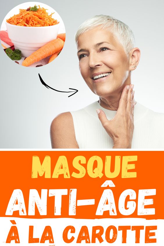 Masque anti-âge à la carotte