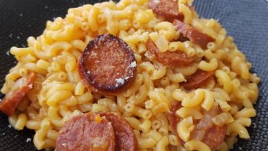 RISOTTO DE COQUILLETTE AU CHORIZO