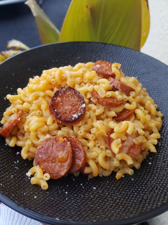 RISOTTO DE COQUILLETTE AU CHORIZO