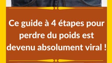 Ce guide à 4 étapes pour perdre du poids est devenu absolument viral !