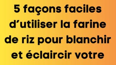 5 façons faciles d’utiliser la farine de riz pour blanchir et éclaircir votre peau