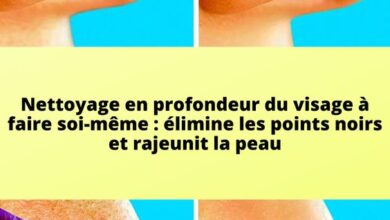 Nettoyage en profondeur du visage à faire soi-même : élimine les points noirs et rajeunit la peau