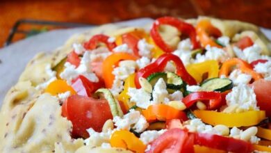 Ma tarte aux légumes du soleil, feta et pignons