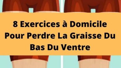 8 Exercices à Domicile Pour Perdre La Graisse Du Bas Du Ventre