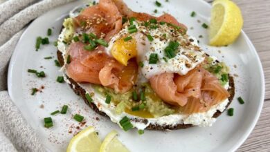 Bruschetta avocat saumon & œuf poché