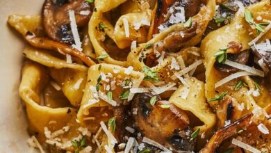 Tagliatelles aux champignons