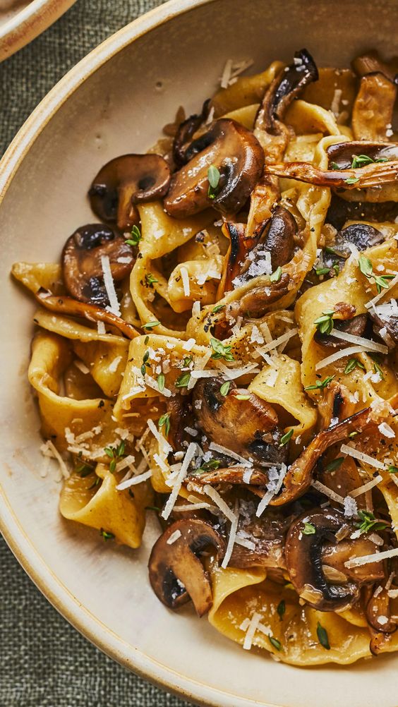 Tagliatelles aux champignons