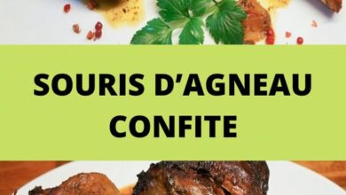 Souris d’agneau confite