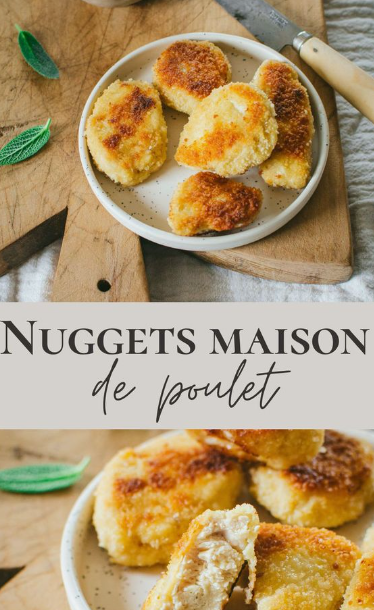 Nuggets de poulet maison