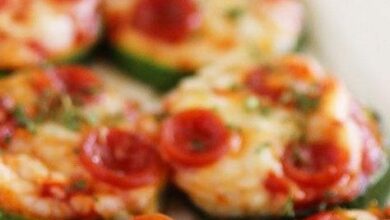 Zucchini Pizza Bites