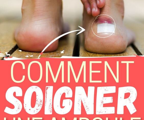 Comment soigner une ampoule au pied