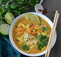 Ramen Thaï au Poulet