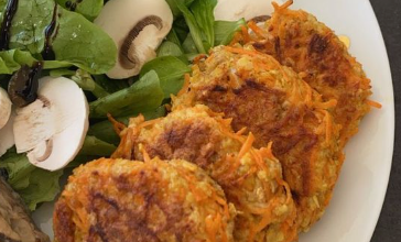 Galettes carottes et flocons d’avoine aux épices douces