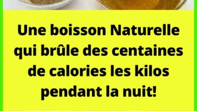 Une boisson Naturelle qui brûle des centaines de calories les kilos pendant la nuit!