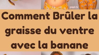 Recette boisson à la banane pour brûler la graisse du ventre