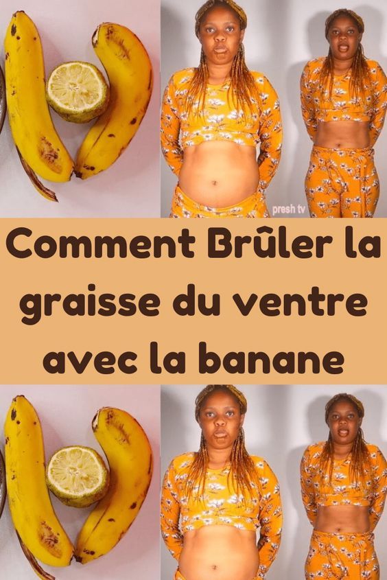 Recette boisson à la banane pour brûler la graisse du ventre