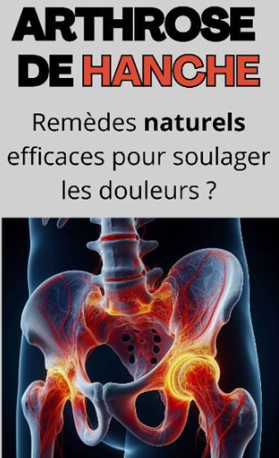 Arthrose hanche : traitement naturel - Quelle efficacité ? Avis kiné