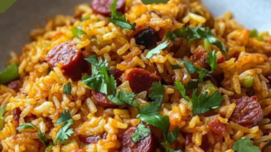 Riz Mexicain au Chorizo et Lardons