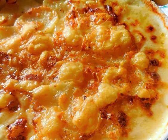 Lasagnes de pommes de terre au jambon