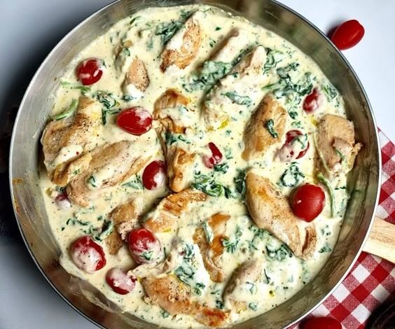 Poulet à la toscane