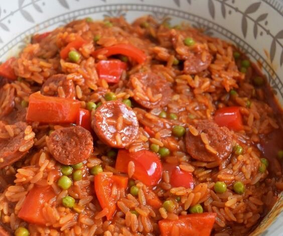 Riz épicé au chorizo