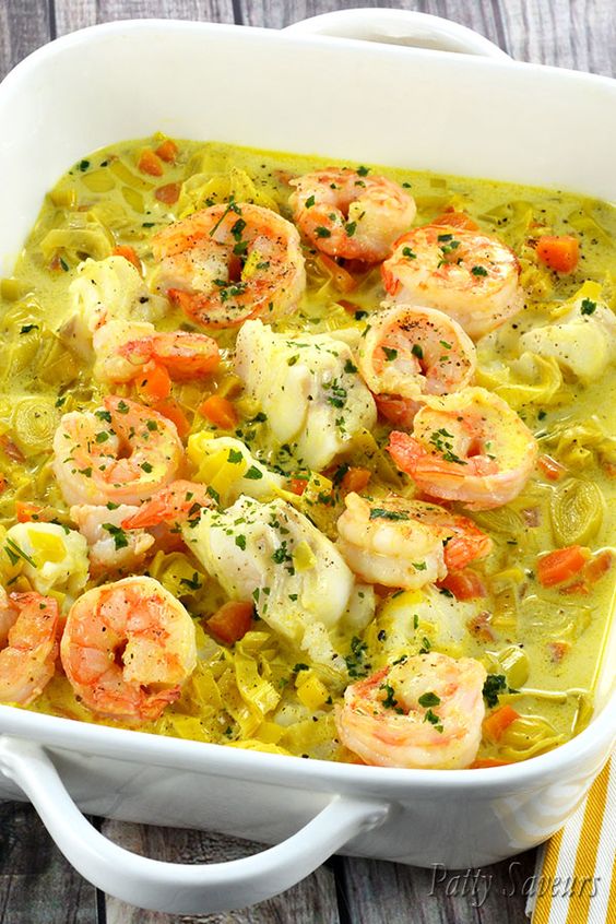 Ragout de Cabillaud et Crevettes