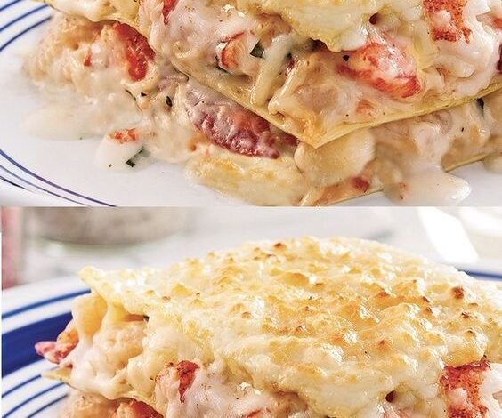 Lasagne aux fruits de mer