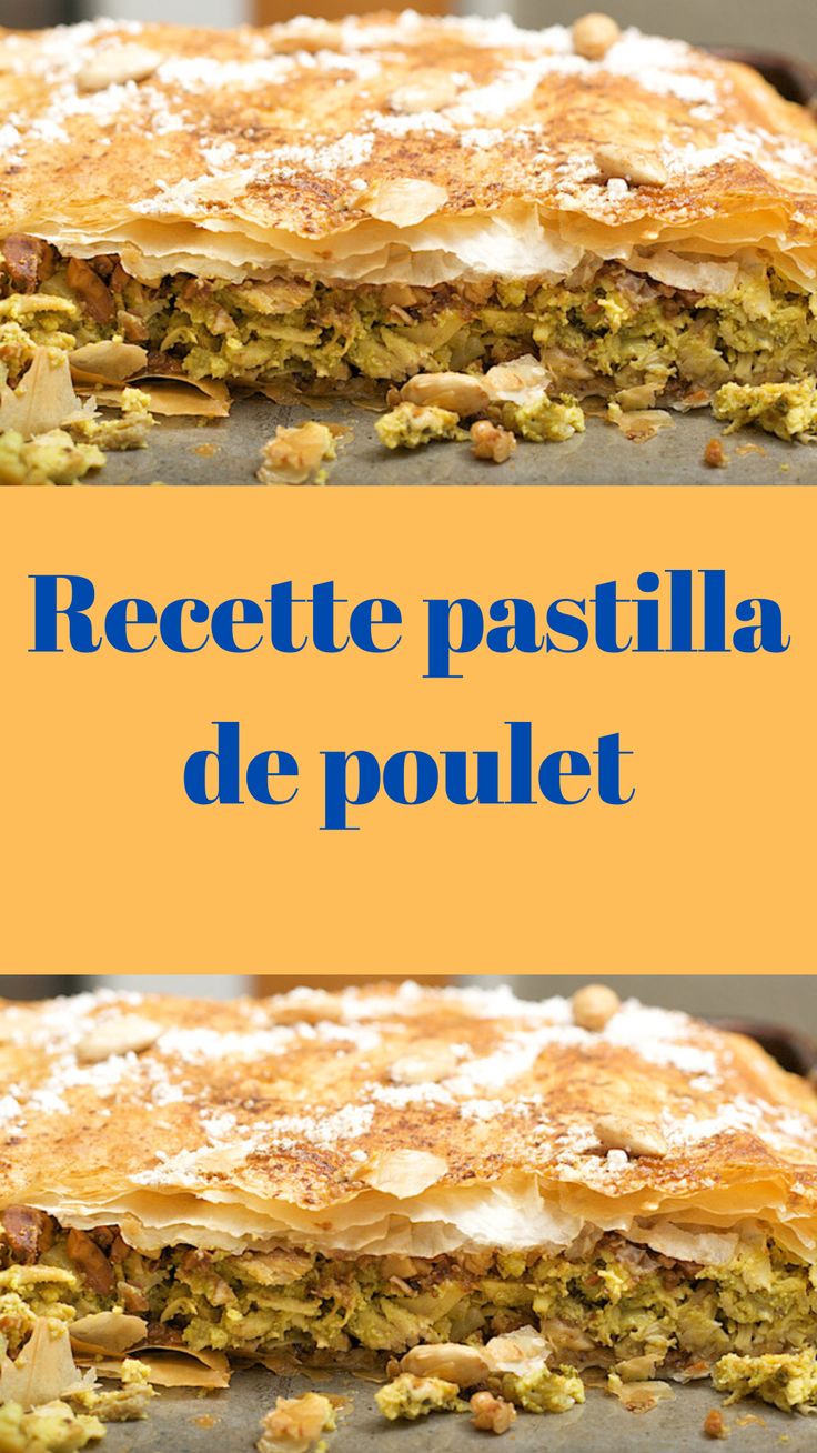 Recette pastilla de poulet