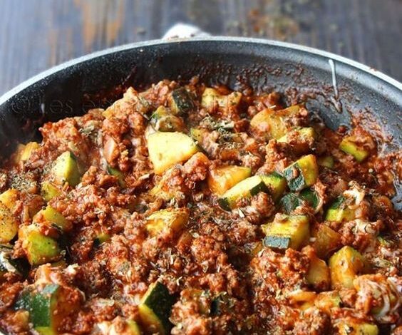 Courgettes Bolognaise, fondantes & parfumées | Les épices rient !