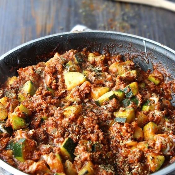 Courgettes Bolognaise, fondantes & parfumées | Les épices rient !