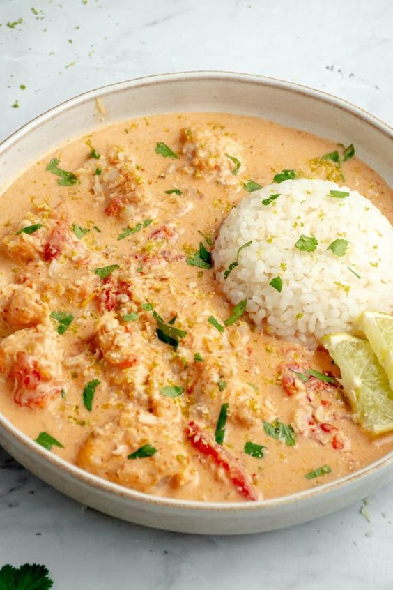 Curry de poisson crémeux à l’indienne