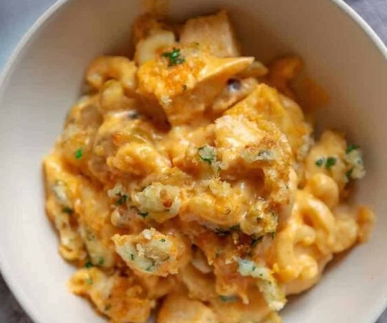 Macaroni au poulet et sauce moutarde au Cookeo