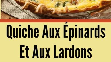 Quiche Aux Épinards Et Aux Lardons : Un Festin de Saveurs Gourmandes!