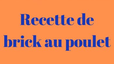 Recette de brick au poulet