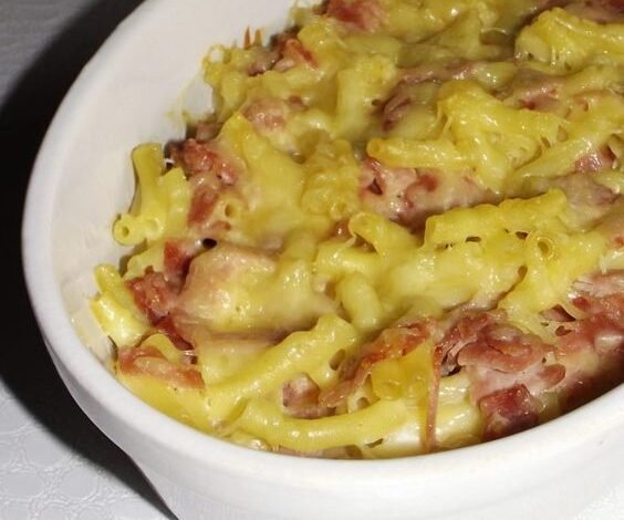 Gratin de macaroni au jambon SIMPLISSIME