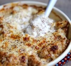 Gratin de chou fleur au Mascarpone et moutarde