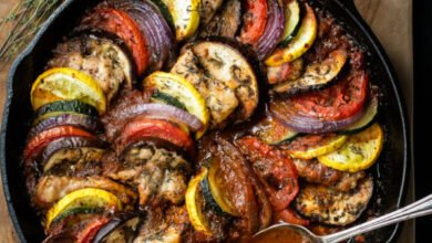 Ratatouille au poulet «one-pot»