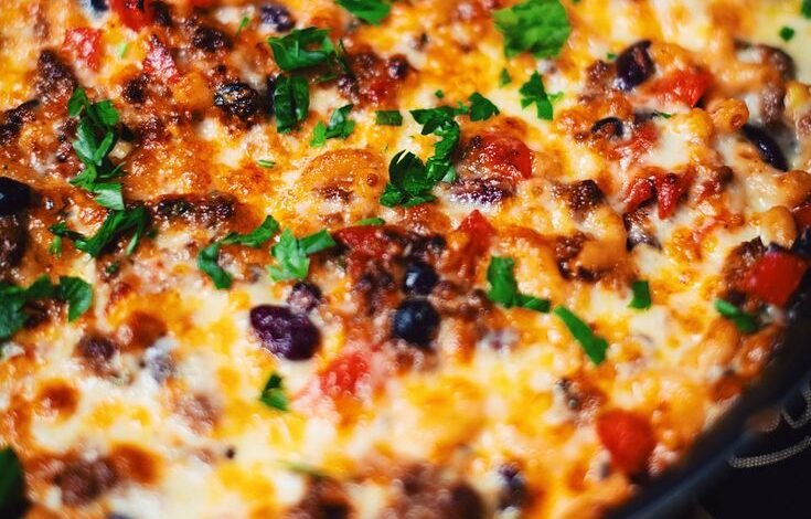 Chili mac and cheese