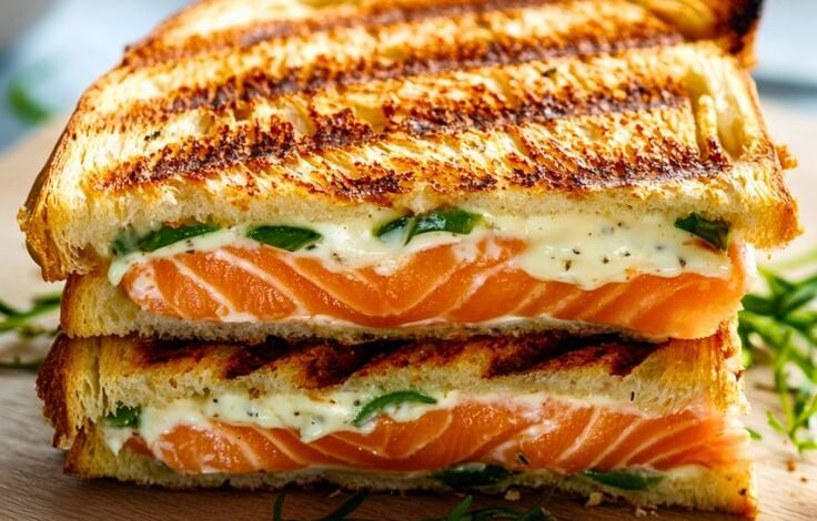 Croque-Monsieur au Saumon & Boursin