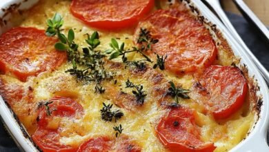 Gratin de Riz à la Tomate : Confort et Saveurs Méditerranéennes 🍅