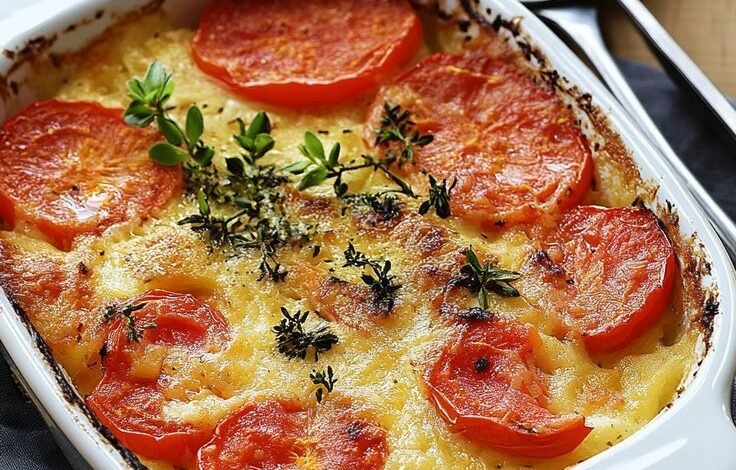 Gratin de Riz à la Tomate : Confort et Saveurs Méditerranéennes 🍅